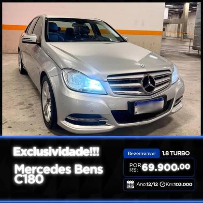 MERCEDES-BENZ C 180 1.8 CGI CLASSIC 16V TURBO GASOLINA 4P AUTOMÁTICO
